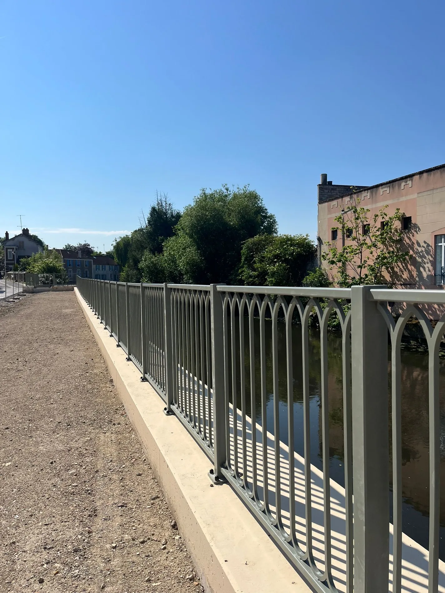 Exemple de garde-corps métallique réalisé par ACS